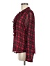 Tommy Hilfiger 100% Polyester Plaid Red Long Sleeve Blouse Size M - photo 5