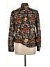Boden 100% Cotton Floral Brown Long Sleeve Blouse Size 10 - photo 2