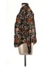 Boden 100% Cotton Floral Brown Long Sleeve Blouse Size 10 - photo 5