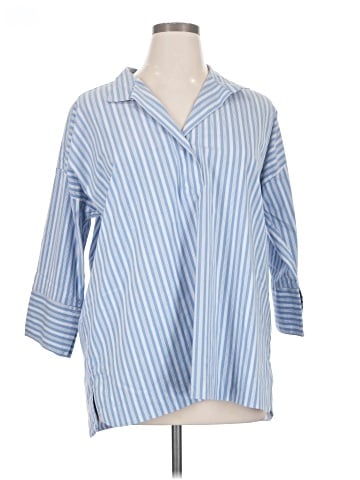 J.Jill 3/4 Sleeve Button-Down Shirt (view 1)