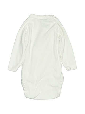 Petit Bateau Long Sleeve Onesie (view 2)