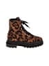 Schutz Animal Print Brown Ankle Boots Size 6 1/2 - photo 1