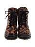 Schutz Animal Print Brown Ankle Boots Size 6 1/2 - photo 2