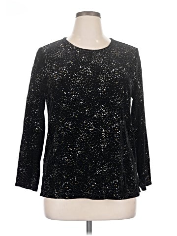 Notations Long Sleeve Blouse (view 1)