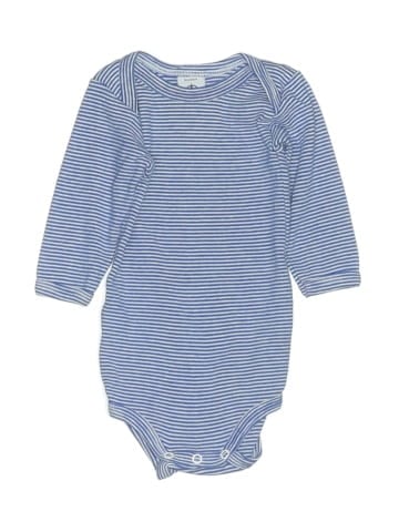 Petit Bateau Long Sleeve Onesie (view 1)