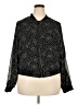 Torrid 100% Polyester Polka Dots Black Jacket Size 2X Plus (2) - photo 1