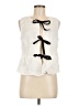 Orange Ivory Sleeveless Blouse Size M - photo 1