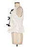 Orange Ivory Sleeveless Blouse Size M - photo 5