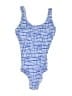 L.L.Bean Tweed Blue One Piece Swimsuit Size 12L - photo 1