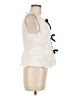 Orange Ivory Sleeveless Blouse Size M - photo 4