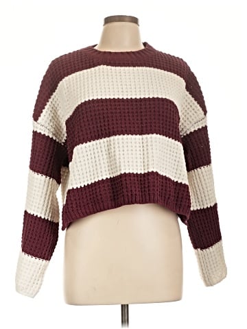 Pink Rose Pullover Sweater (view 1)