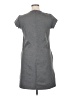 Lands' End Solid Gray Casual Dress Size 14 - photo 2