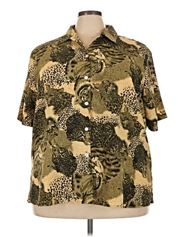 Notations Short Sleeve Button-Down Shirt (view 1)