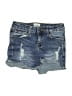 Hudson Jeans Blue Denim Shorts Size 12 - photo 1