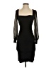 Bebe 100% Polyester Black Cocktail Dress Size 0 - photo 1