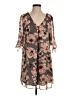 Soprano 100% Polyester Camo Brown Casual Dress Size S - photo 1