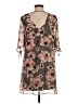 Soprano 100% Polyester Camo Brown Casual Dress Size S - photo 2