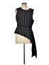 BCBGMAXAZRIA Black Sleeveless Blouse Size L - photo 1