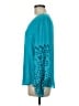 Chico's 100% Polyester Teal 3/4 Sleeve Blouse Size M - photo 5