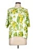 Talbots Floral Yellow Green Cardigan Size L - photo 1