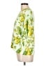 Talbots Floral Yellow Green Cardigan Size L - photo 5