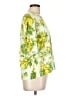 Talbots Floral Yellow Green Cardigan Size L - photo 4
