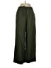 H&M Solid Green Linen Pants Size S - photo 1