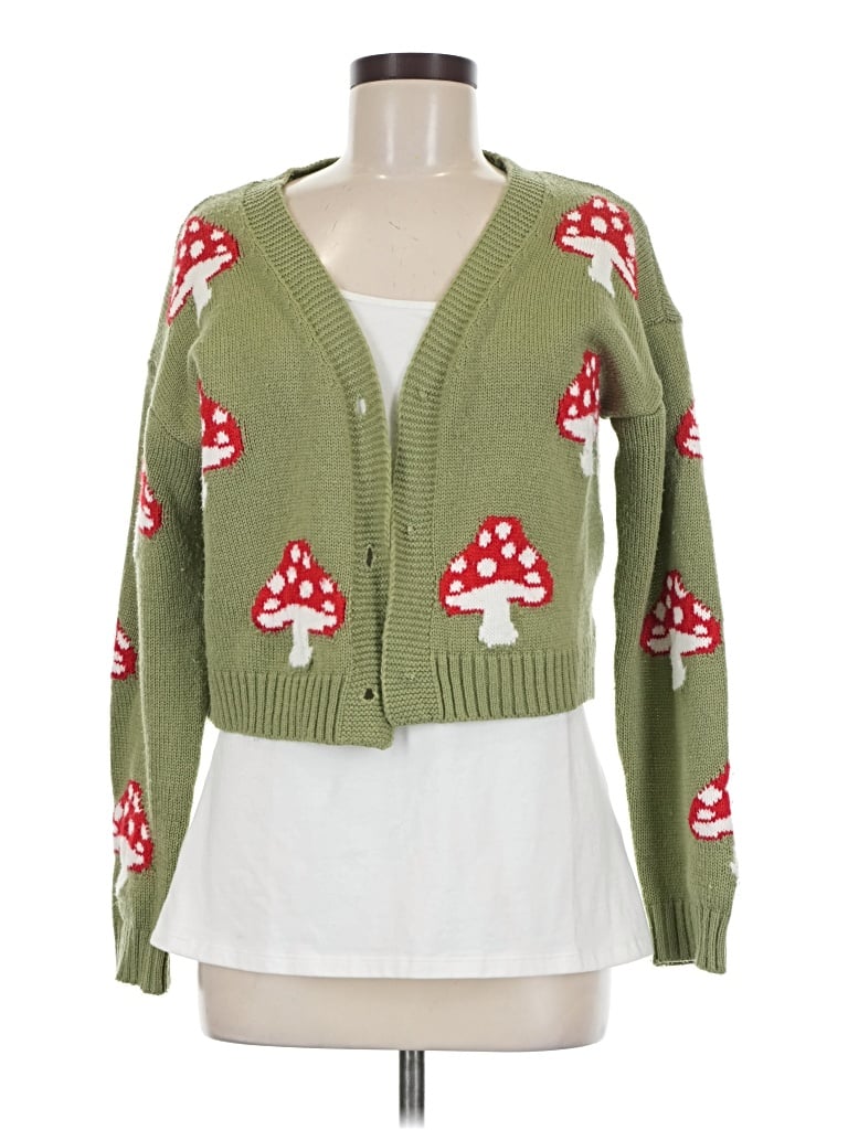 Pre-owned Shein Kimono In Green