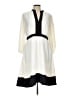 Ann Taylor 100% Polyester Ivory Casual Dress Size 10 - photo 1