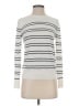 Banana Republic Stripes White Ivory Turtleneck Sweater Size XS - photo 1