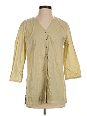 J.Jill 3/4 Sleeve Button-Down Shirt (view 1)