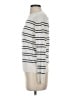 Banana Republic Stripes White Ivory Turtleneck Sweater Size XS - photo 5
