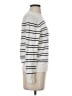 Banana Republic Stripes White Ivory Turtleneck Sweater Size XS - photo 4