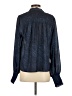 Aqua 100% Polyester Blue Long Sleeve Blouse Size S - photo 2