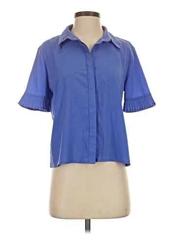 French Connection Short Sleeve Blouse (view 1)