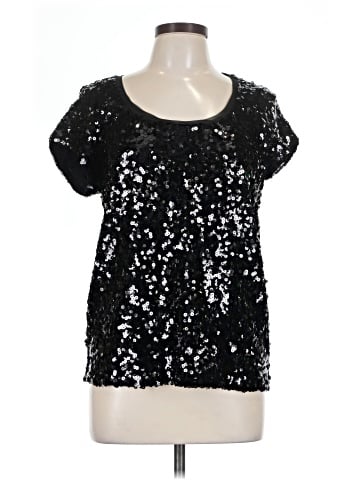 INC International Concepts Short Sleeve Blouse (view 1)