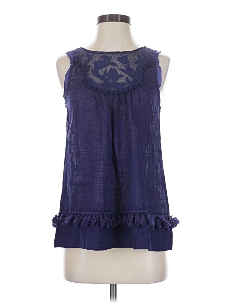 Pre-owned Floreat Sleeveless Blouse In Purple