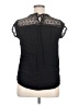 Daniel Rainn 100% Rayon Black Short Sleeve Top Size XL - photo 2