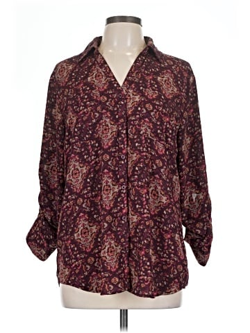 Maurices Long Sleeve Blouse (view 1)