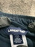 Lands' End 100% Polyester Solid Black Athletic Shorts Size 12 - 14 - photo 3