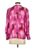Aqua 100% Polyester Pink Long Sleeve Blouse Size S - photo 2