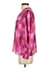 Aqua 100% Polyester Pink Long Sleeve Blouse Size S - photo 5