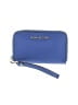 MICHAEL Michael Kors 100% Leather Solid Blue Wristlet One size - photo 1