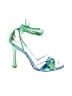 Arezzo Color Block Green Sandals Size EU 37 - photo 1