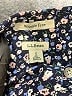 L.L.Bean 100% Cotton Floral Blue Long Sleeve Button-Down Shirt Size S - photo 7