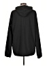 Reebok 100% Polyester Solid Black Windbreaker Size L - photo 2