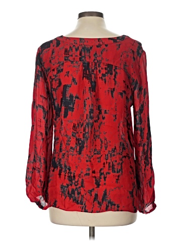 Parker Long Sleeve Silk Top (view 2)