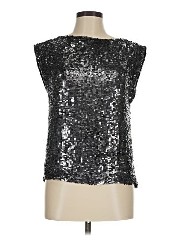 Alice + Olivia Sleeveless Silk Top (view 1)