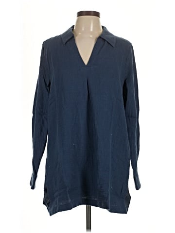 Soft Surroundings Long Sleeve Polo (view 1)