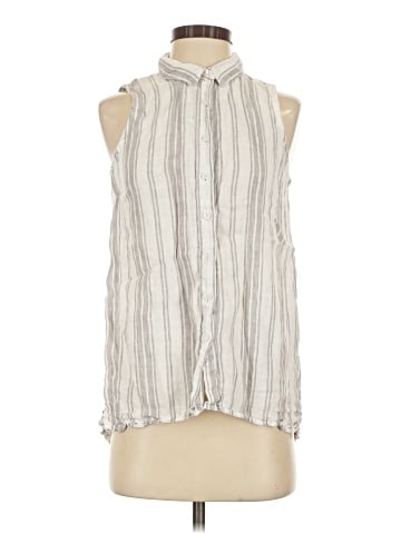 Garnet Hill Sleeveless Button-Down Shirt (view 1)